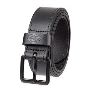 Dickies Belt Men's 3X 50-52 Black Casual Leather Grommet Style Belt NWT